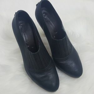 BCBG Leather Ankle Boots